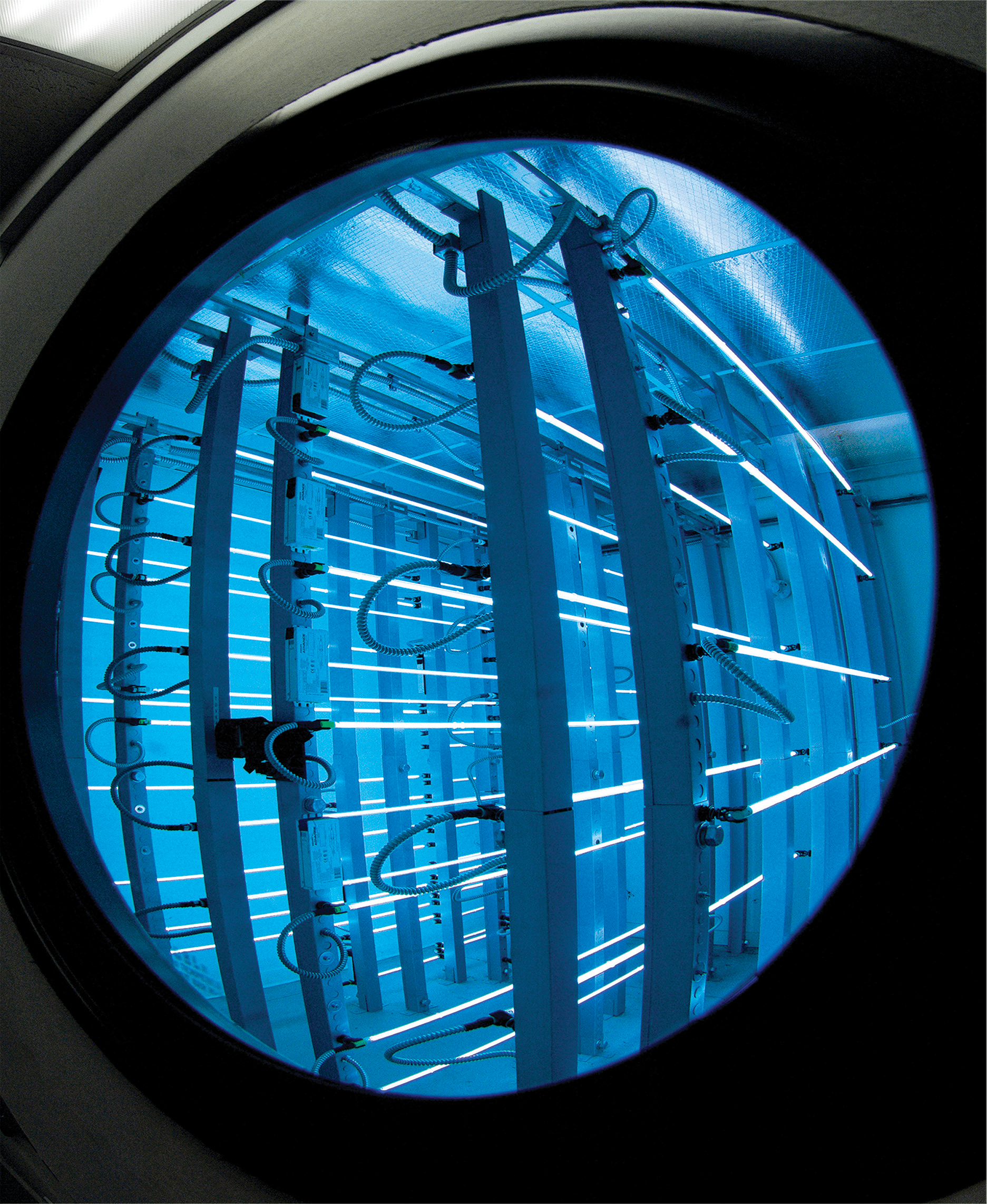 UV germicidal HVAC installation
