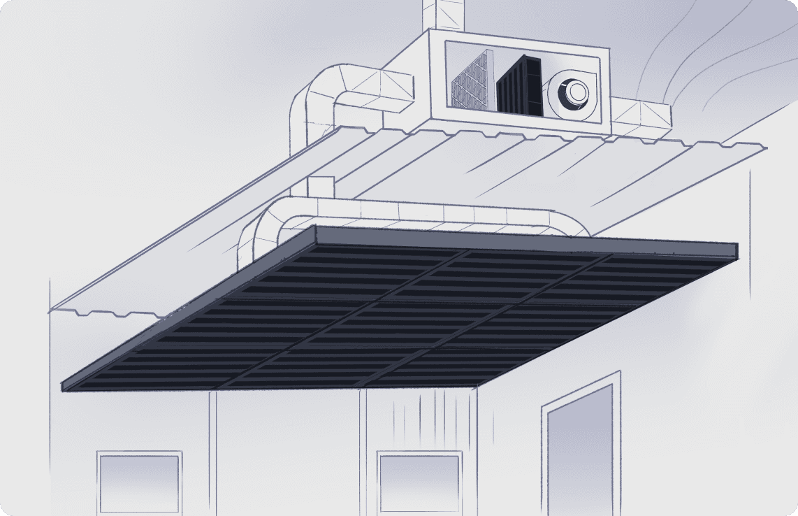 Air Handling Unit — Ducted HEPAs