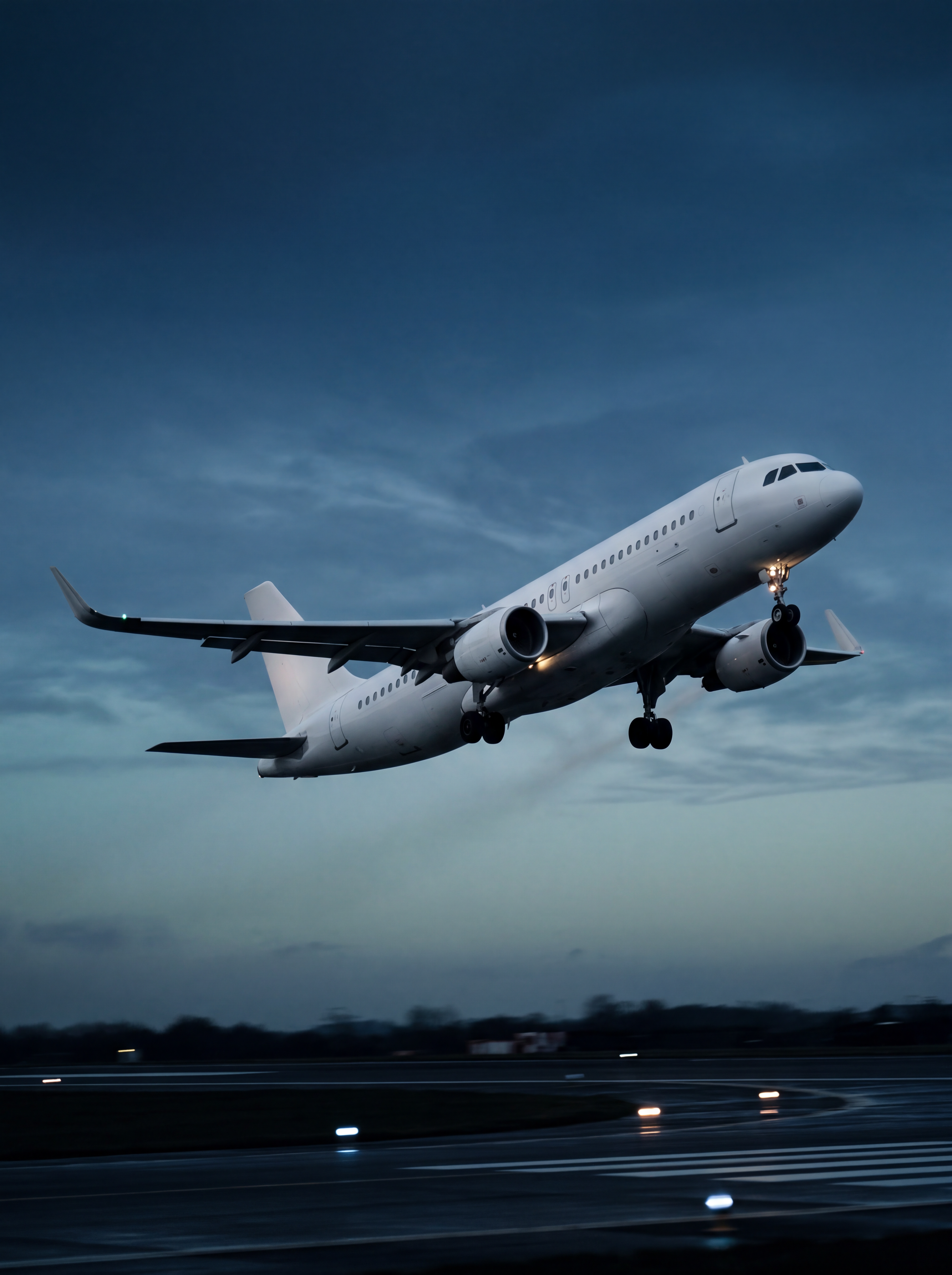 Airplane taking off